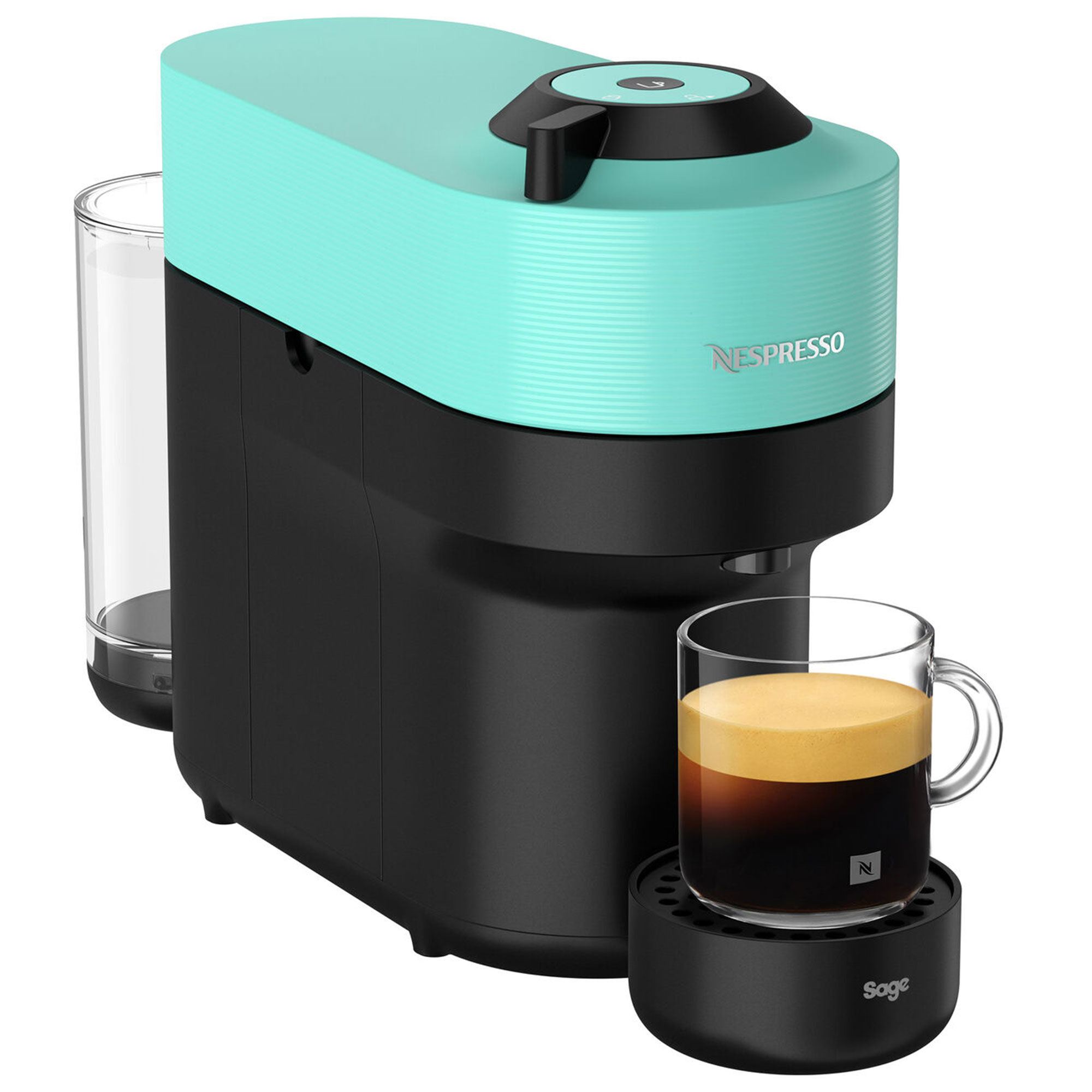 Nespresso By   Snv 120 Vertuo Pop Kapselmaskine, Mint Black Friday Sage Tilbud