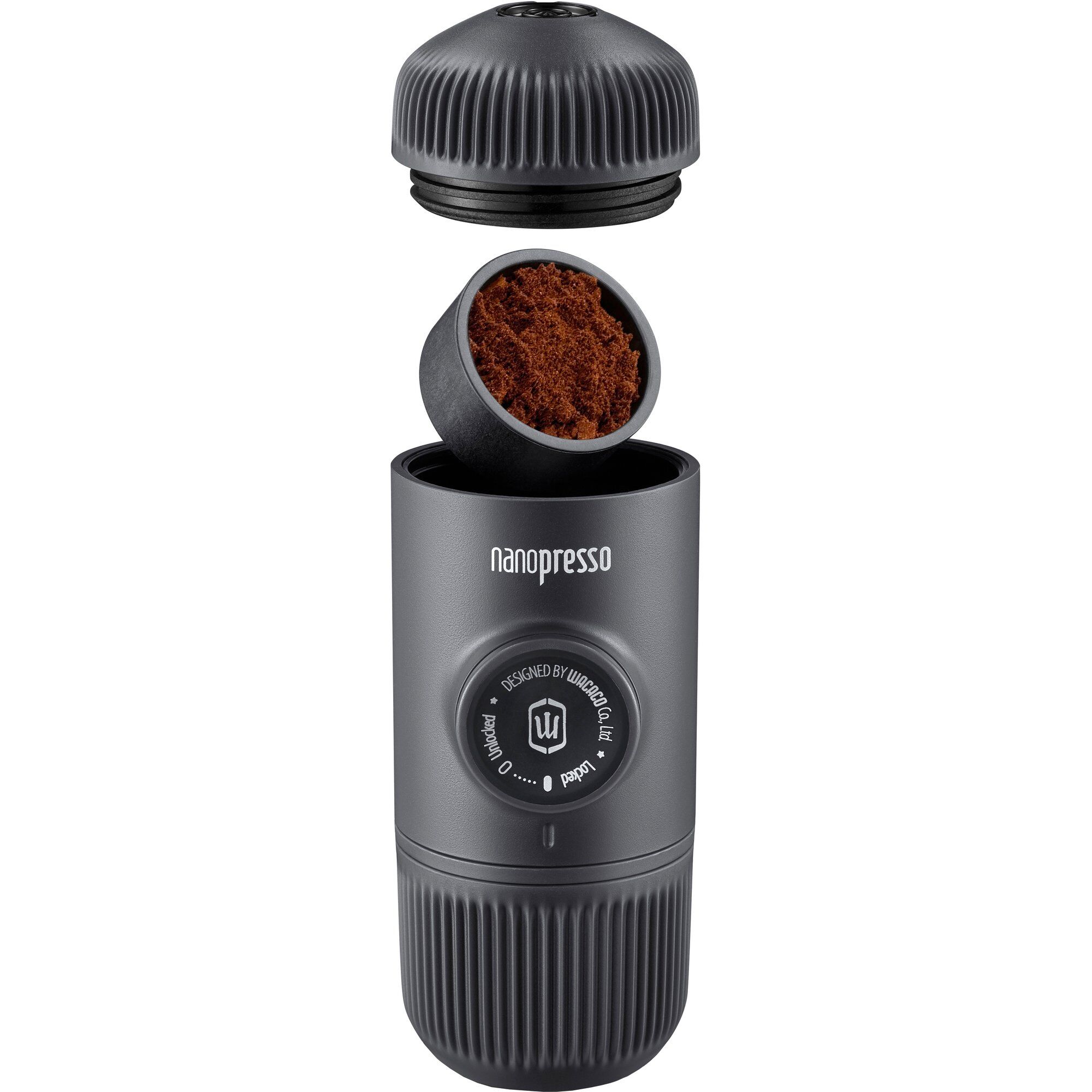 Nanopresso Espressobrygger, Grå Black Friday Wacaco Tilbud