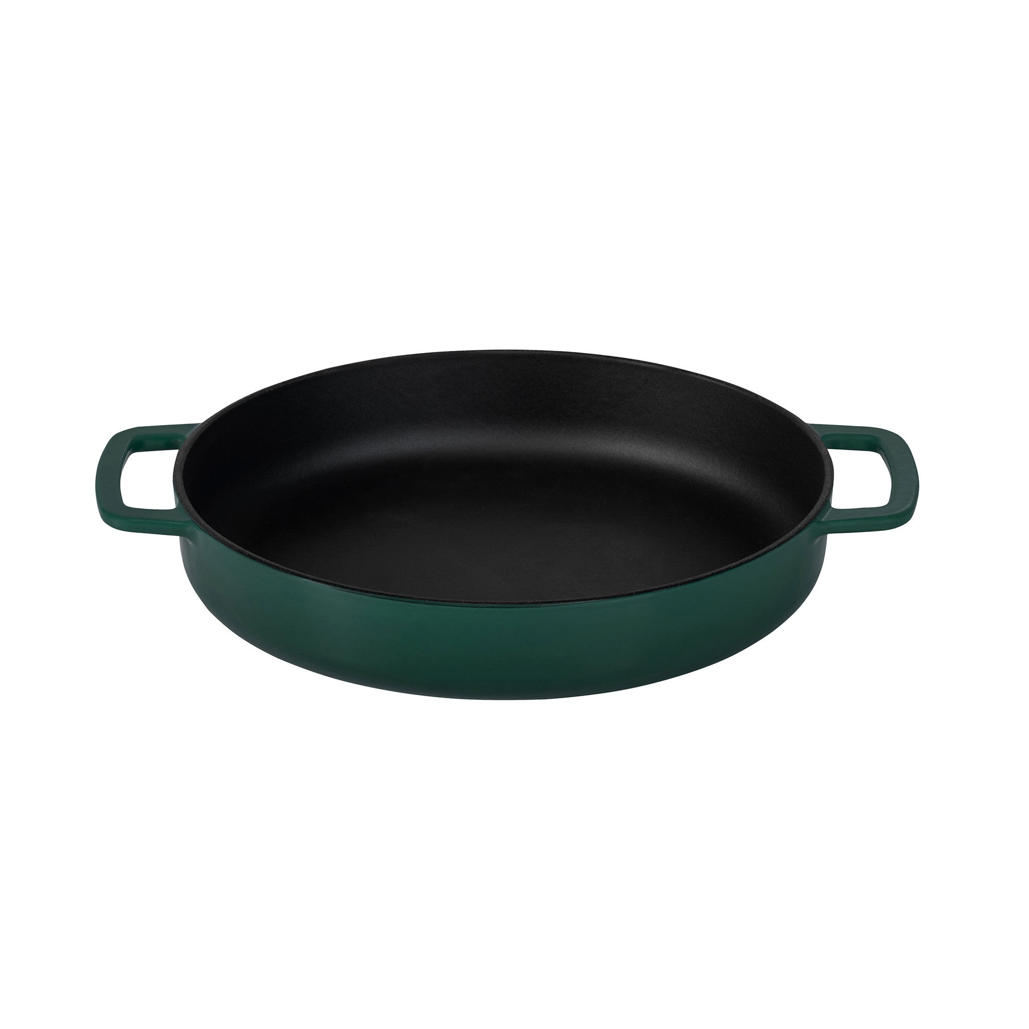 Støbejernspande 28 cm, Grøn – Black Friday Tilbud!