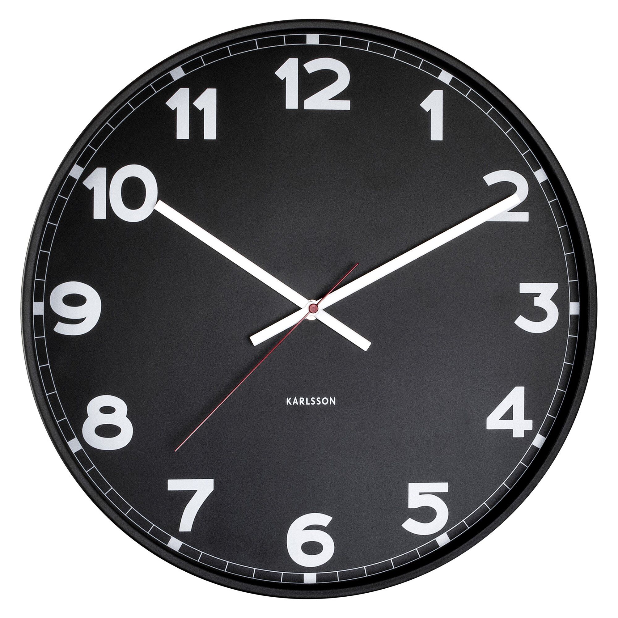 Elegant Sort Vægur 40,5 Cm – Black Friday Tilbud!