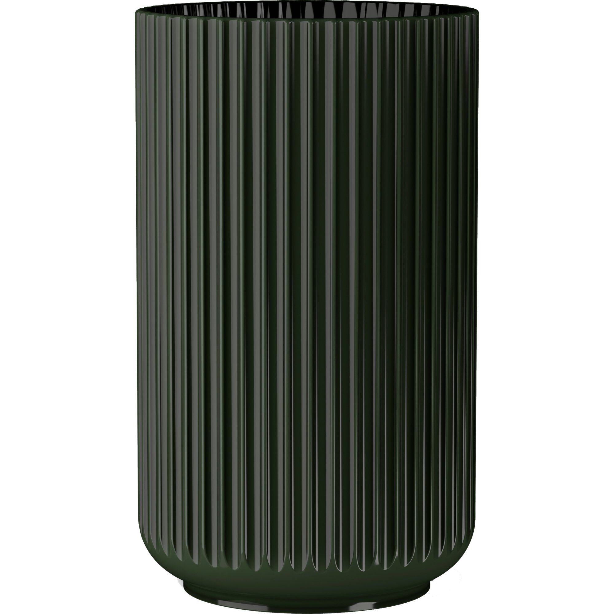 Lyngbyvasen 31 Cm, Mørkegrøn Black Friday Lyngby Porcelæn Tilbud