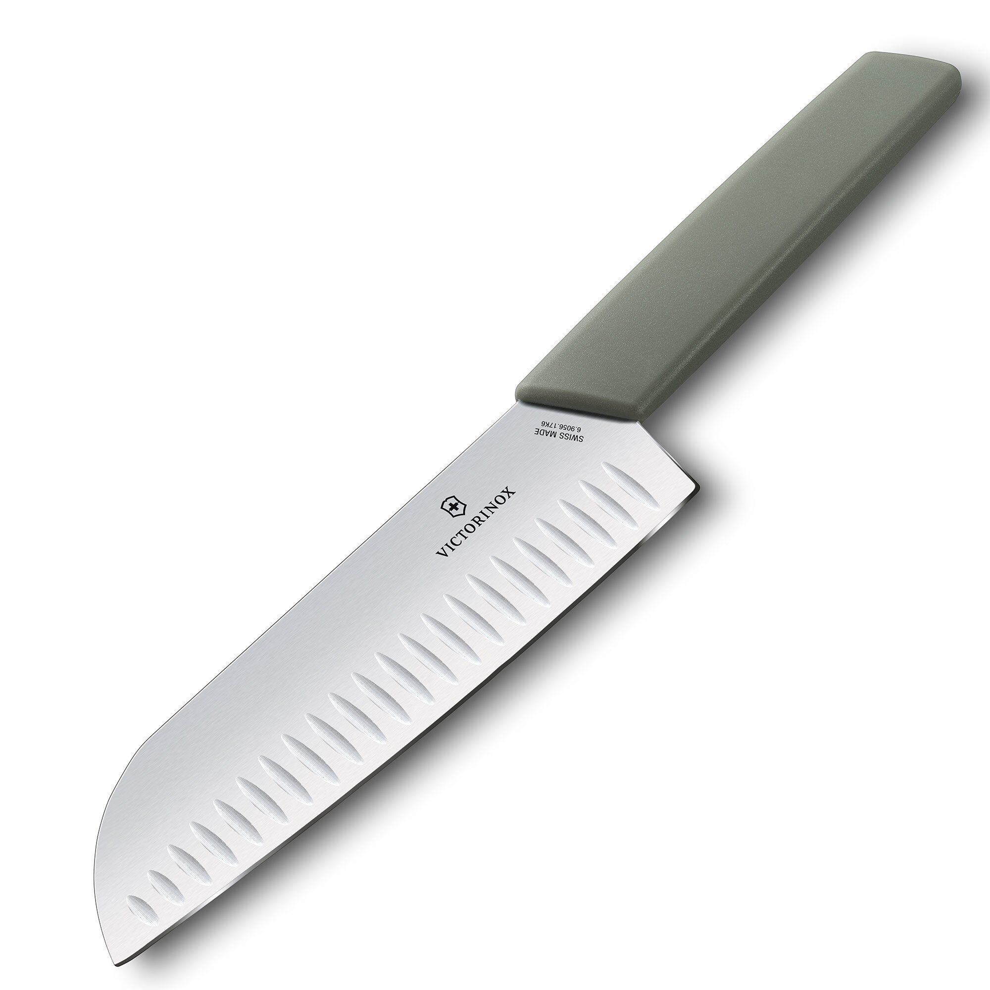 Swiss Modern Santokukniv 17 Cm, Oliven - Black Friday Tilbud