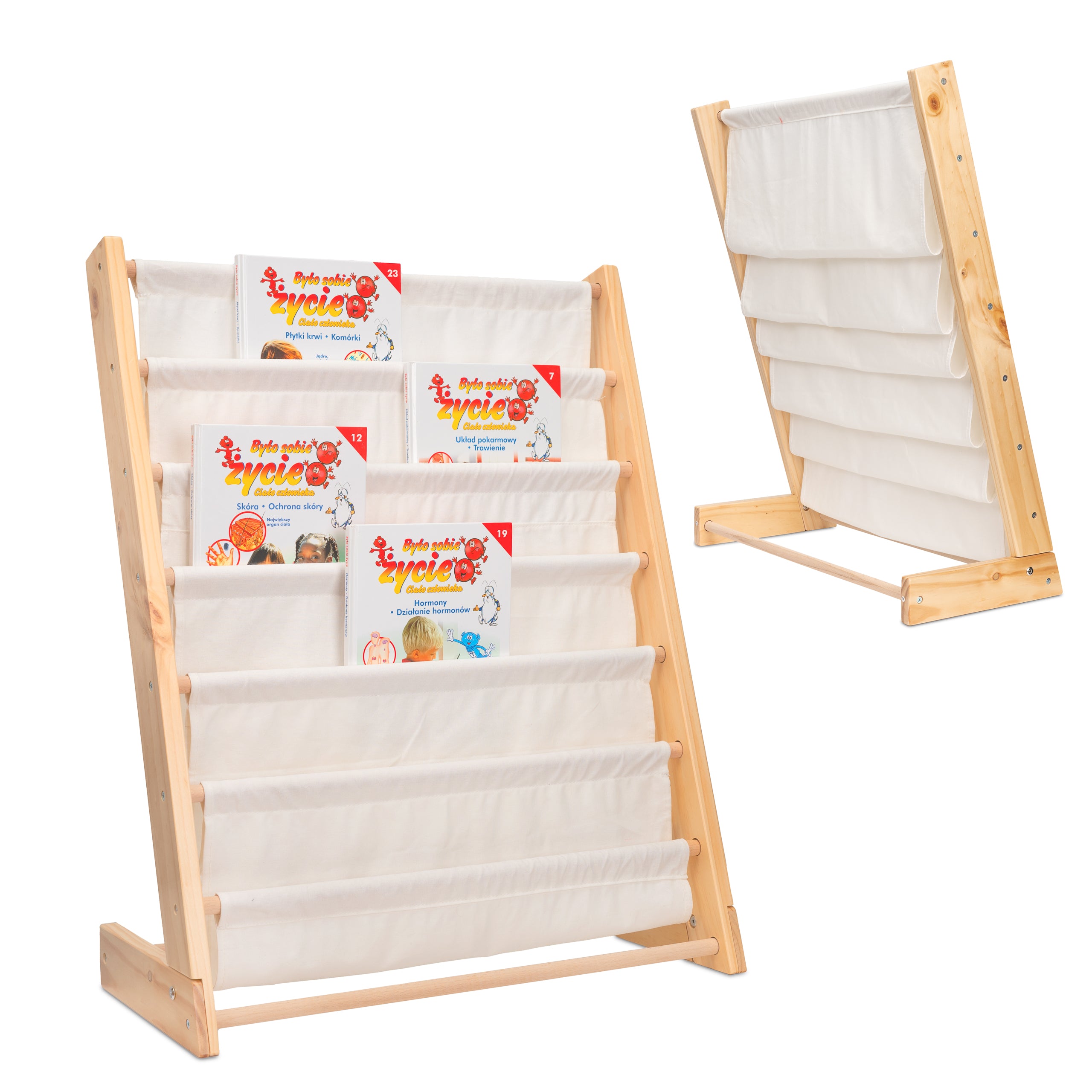 Børnebogreol 79 Cm Black Friday Ikonka Tilbud
