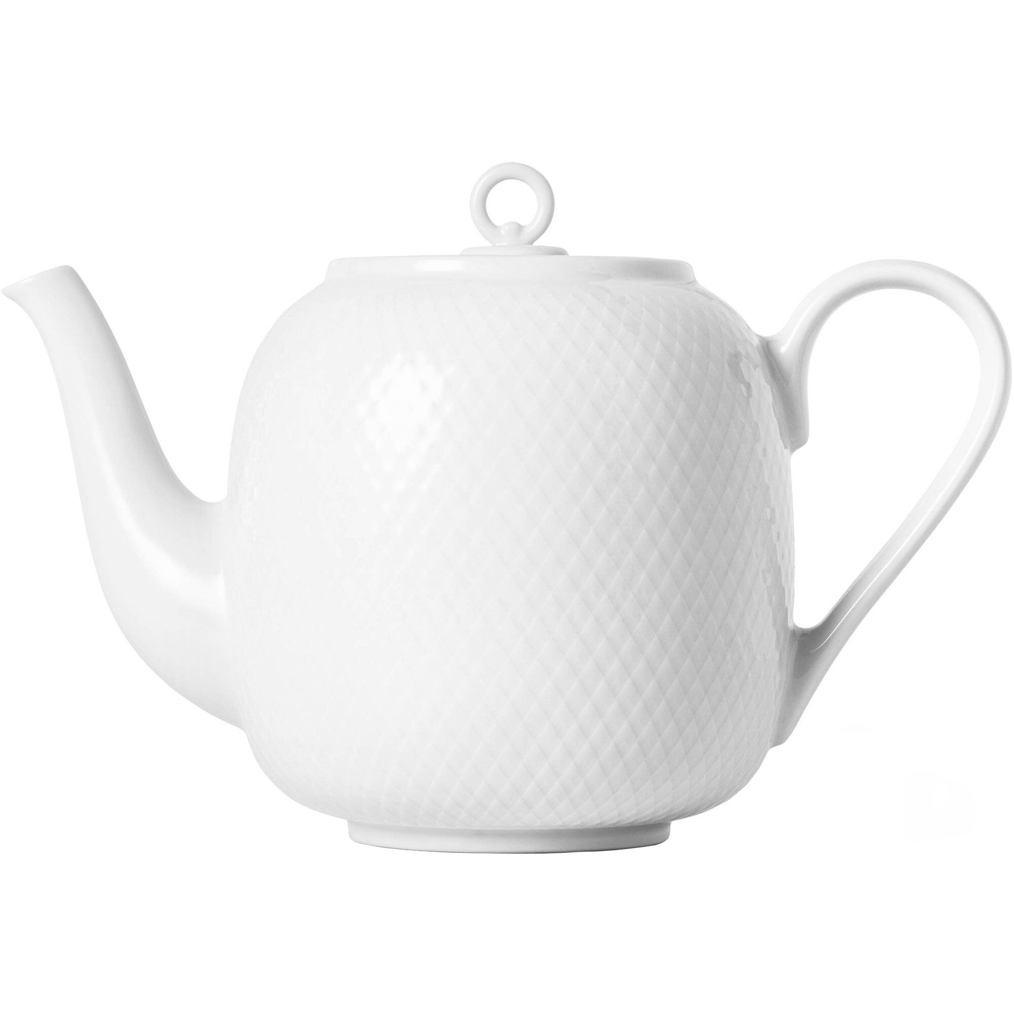 Rhombe Tekande 1,9 Liter, Hvid Black Friday Lyngby Porcelæn Tilbud