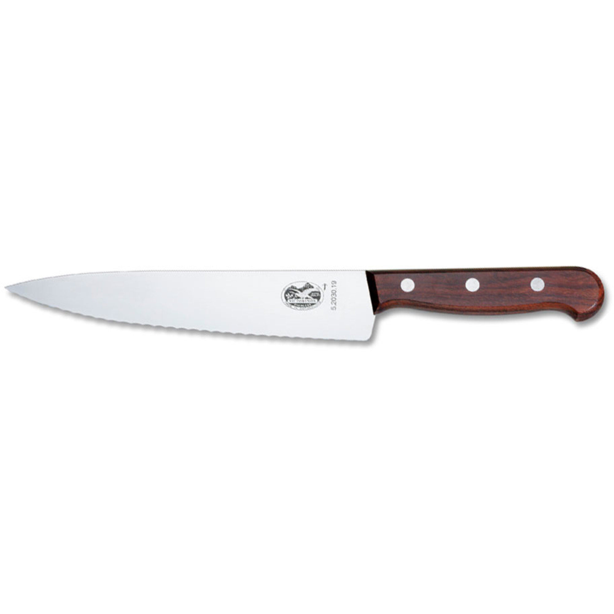 Takket Kokkekniv 25 Cm, Wood Black Friday Victorinox Tilbud