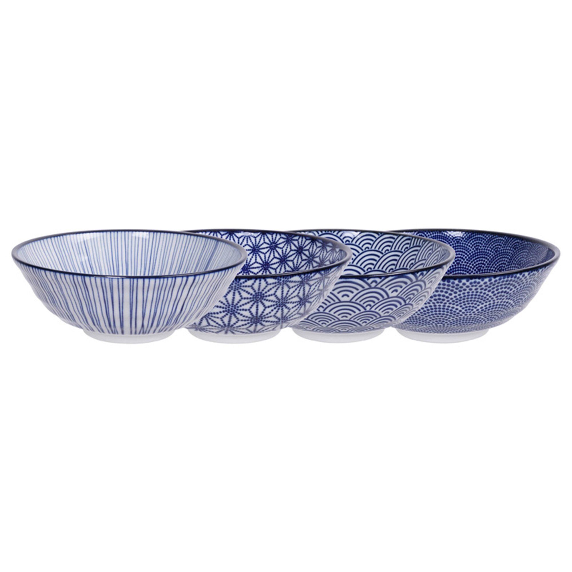 Nippon Blue Skål 21 Cm. 4 Stk. Black Friday Tokyo Design Studio Tilbud