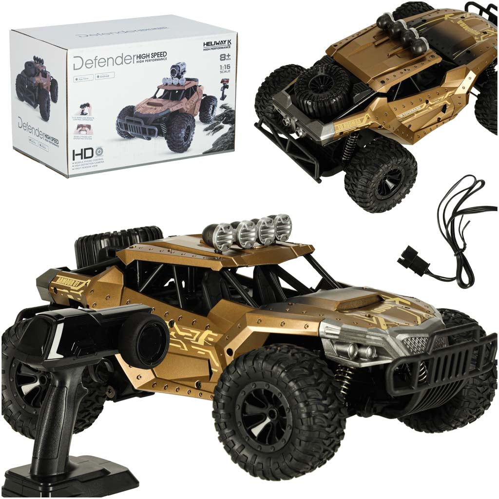 Rc Drift Terrængående Bil 20 Km T Brun Black Friday Ikonka Tilbud