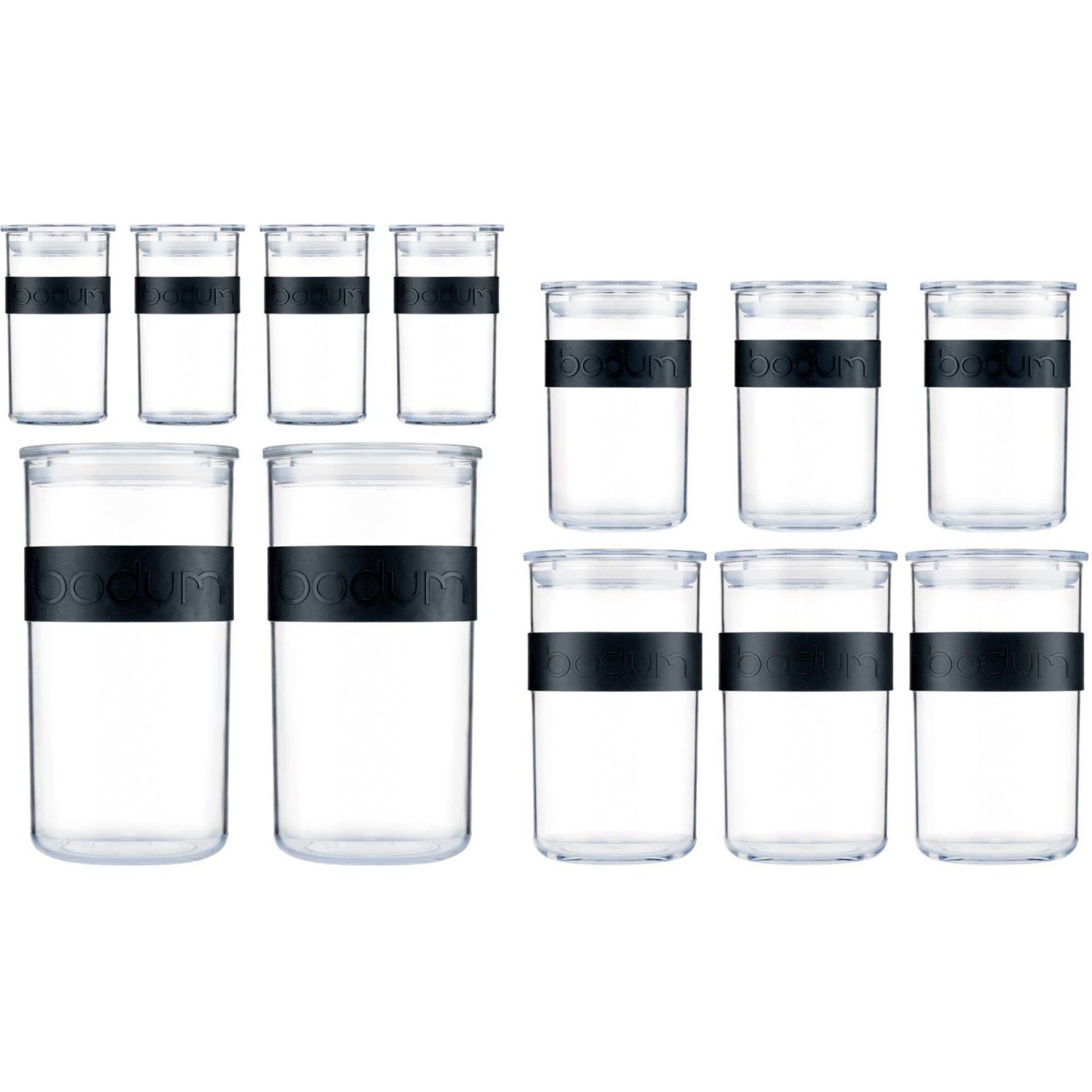 Presso Opbevaringssæt 12 Dele Black Friday Bodum Tilbud