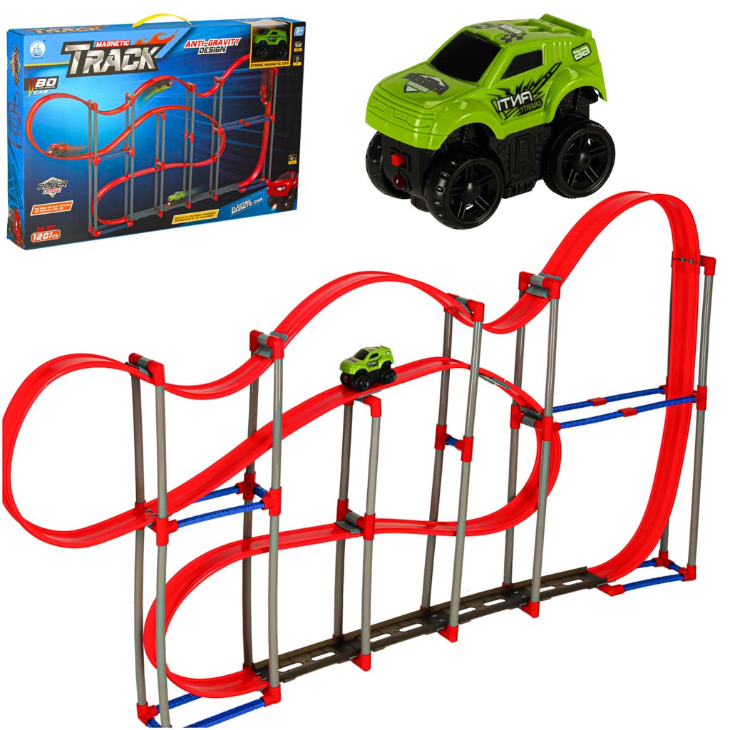 Anti Tyngdekraft Racerbane 120 El. Black Friday Ikonka Tilbud