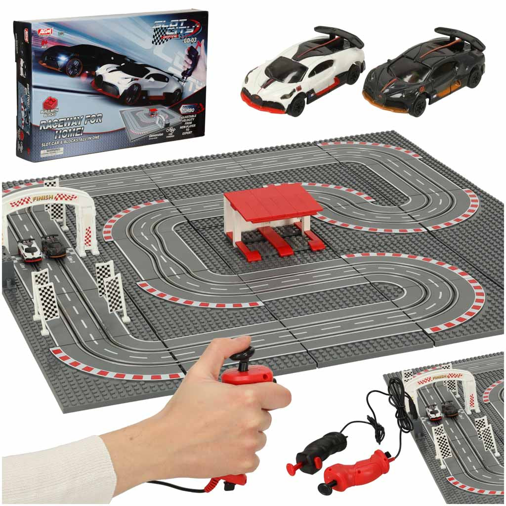 Politibil Racerbane 64x64cm Black Friday Ikonka Tilbud