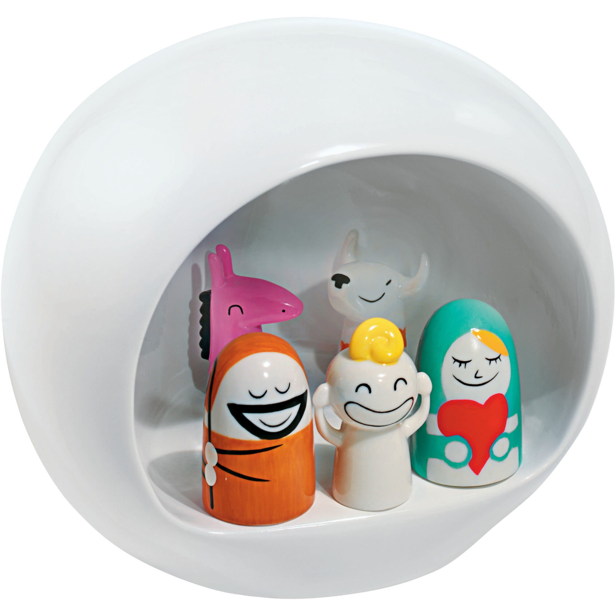 Moderne Hvidt Porcelæn Krybbespil - Black Friday Tilbud!