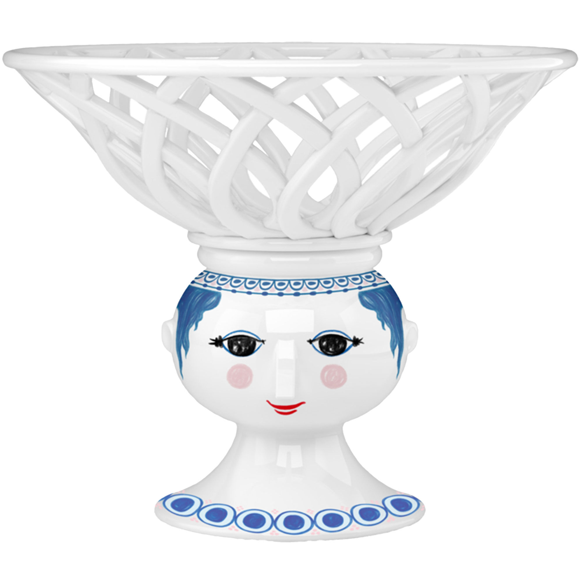 Dora Frugtskål 25 Cm, Blå Black Friday Bjørn Wiinblad Tilbud
