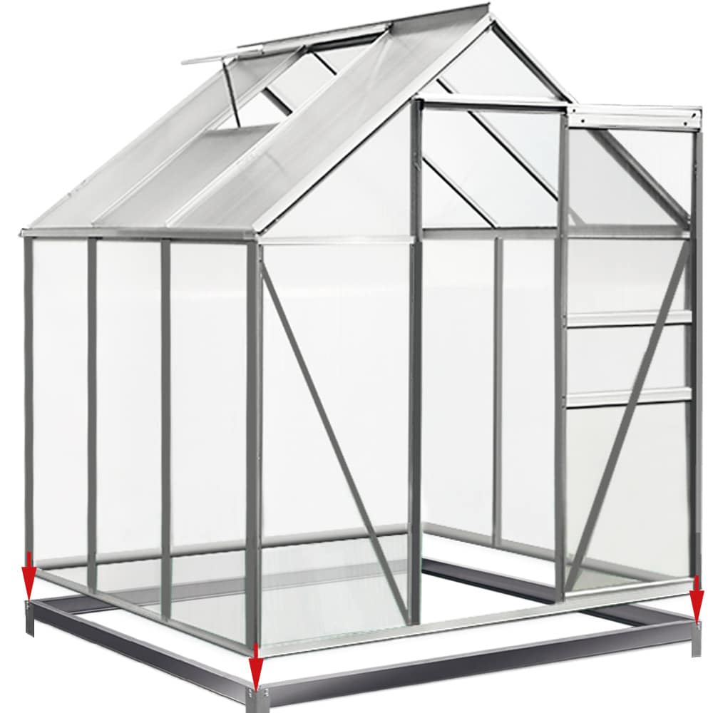 Stålfundament til Drivhus 190x190cm – Fantastisk Black Friday Tilbud!