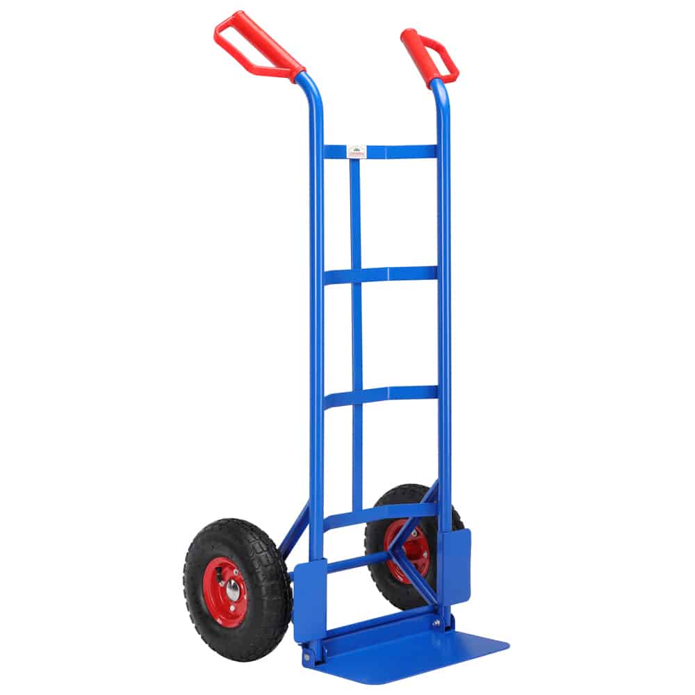 Foldbar sækkevogn med pneumatiske dæk – Black Friday Tilbud!