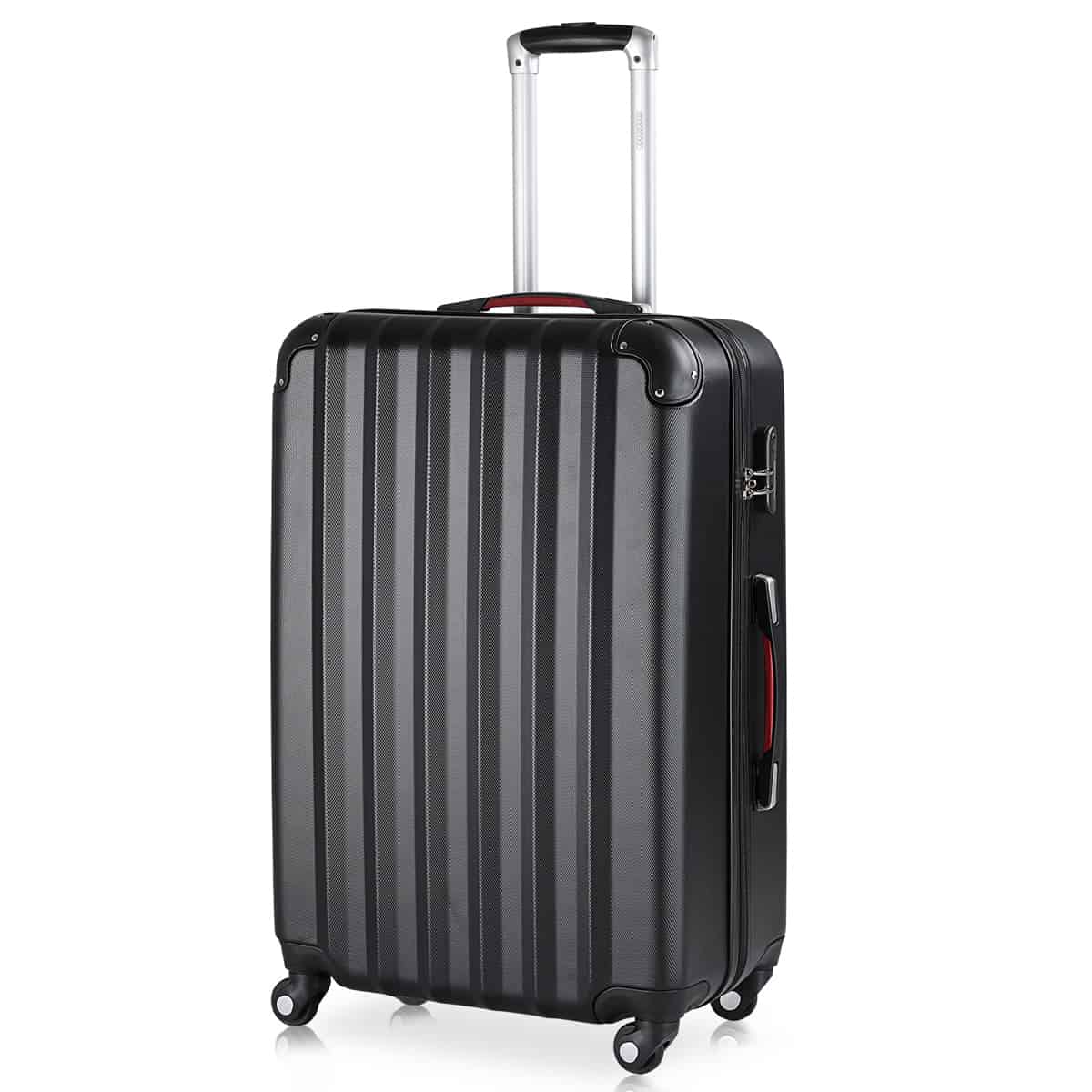 Etui Hårdt Skal Baseline Sort  Lavet Af Abs 90l 45,5x28x70cm Black Friday Deuba Tilbud