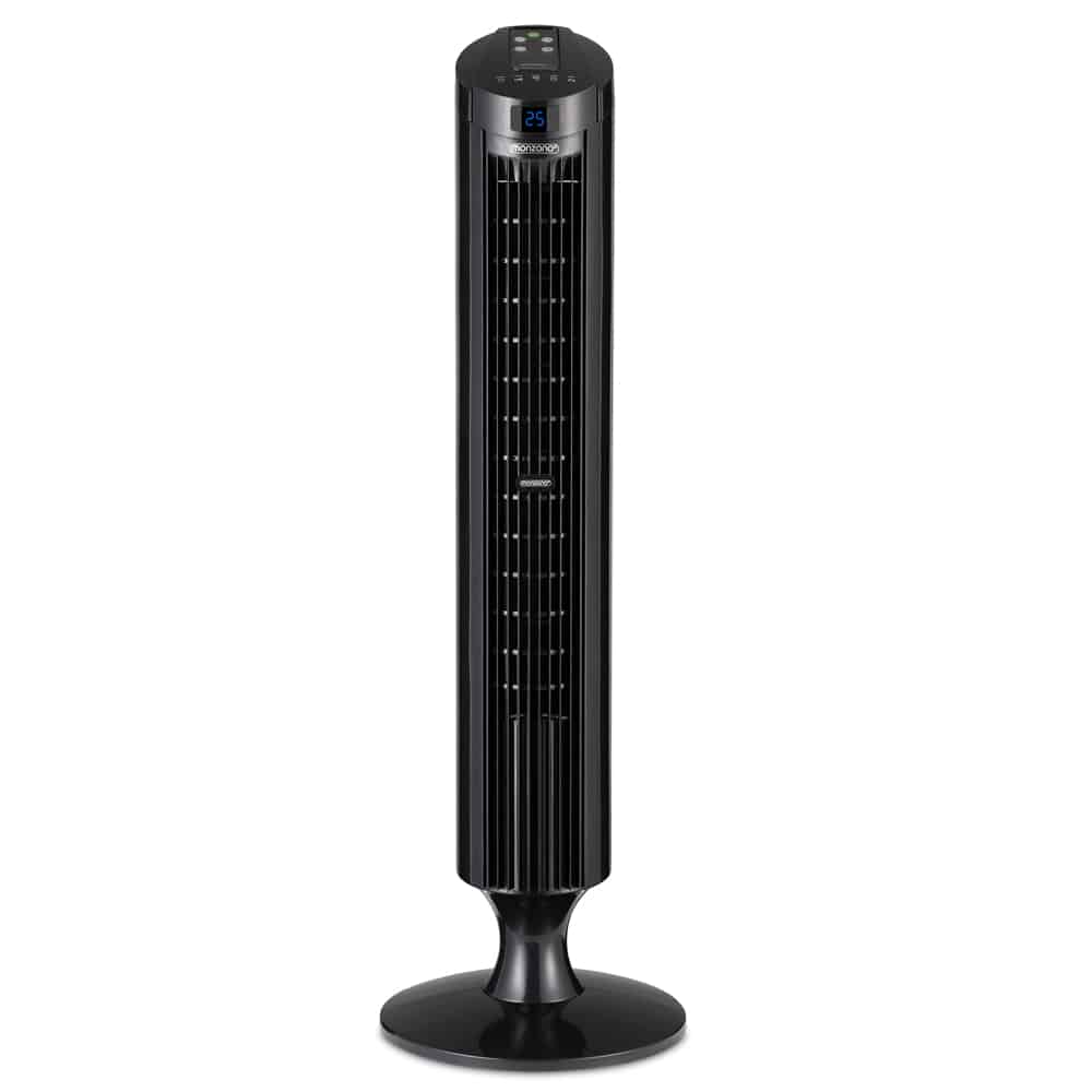Sort Tårnventilator 84 cm med Fjernbetjening – Black Friday Tilbud