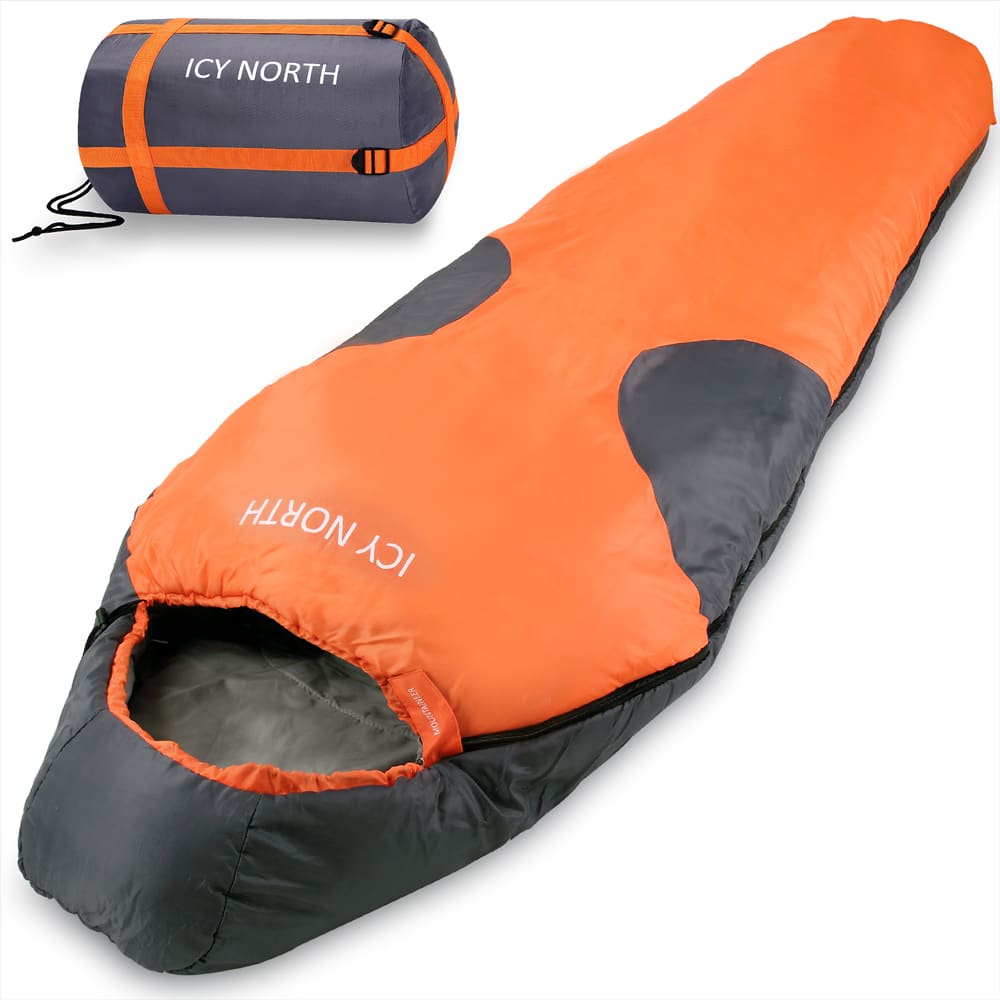 Icy North Sovepose Orange Antracit – Black Friday Tilbud!