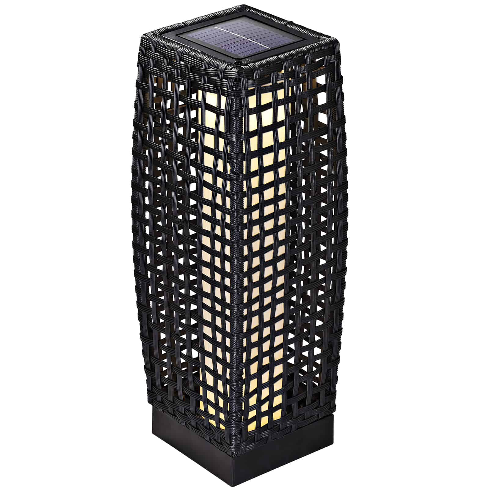 Rattan Solcellegulvlampe 50cm – Fantastisk Black Friday Tilbud!