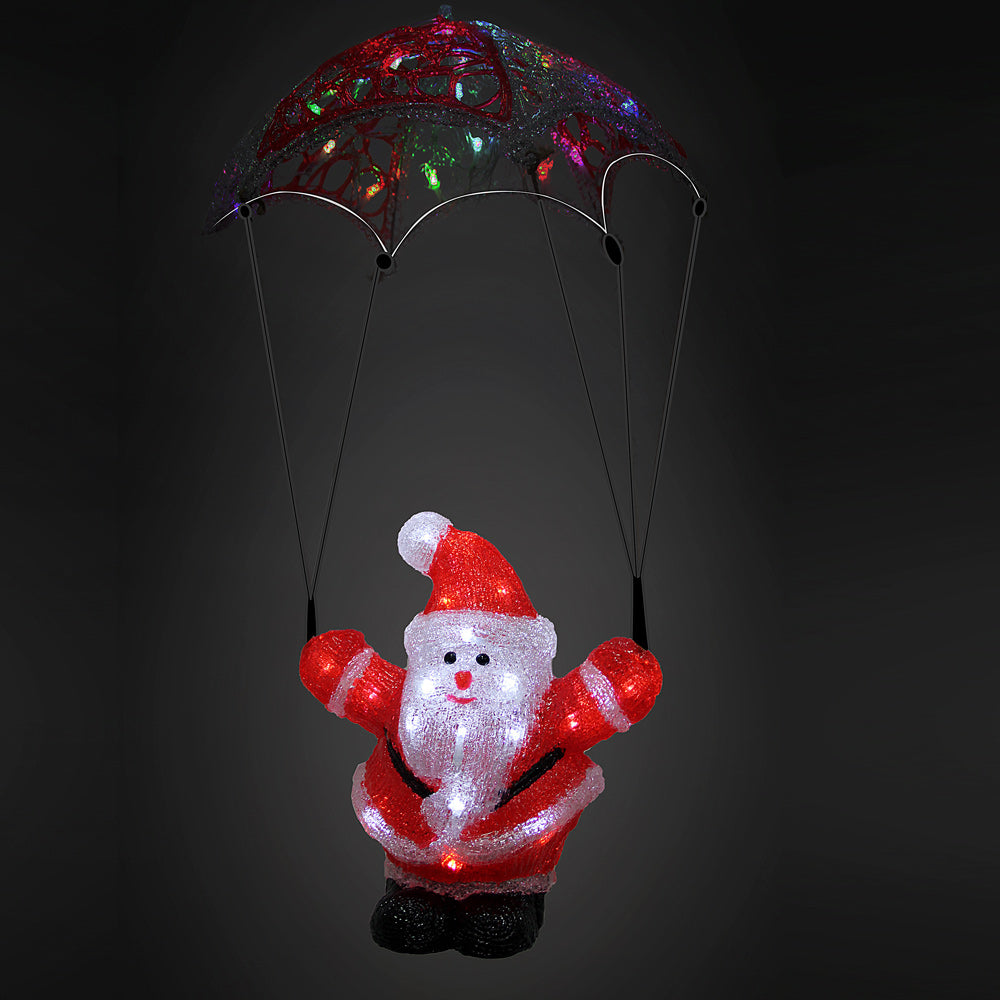 LED Julemand med Faldskærm – Fantastisk Tilbud til Jul!