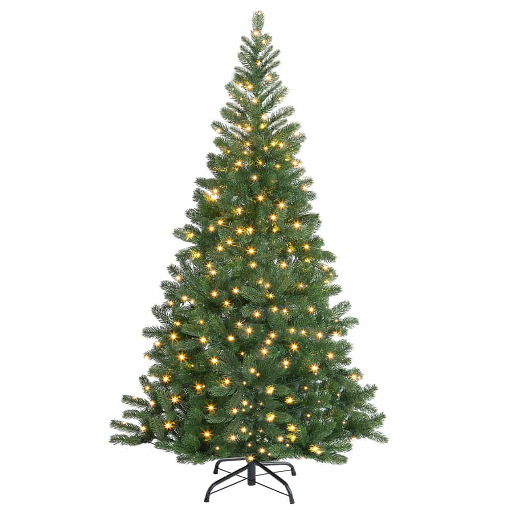 Kunstigt Juletræ Med Eventyrlys, 140 Cm Black Friday Deuba Tilbud