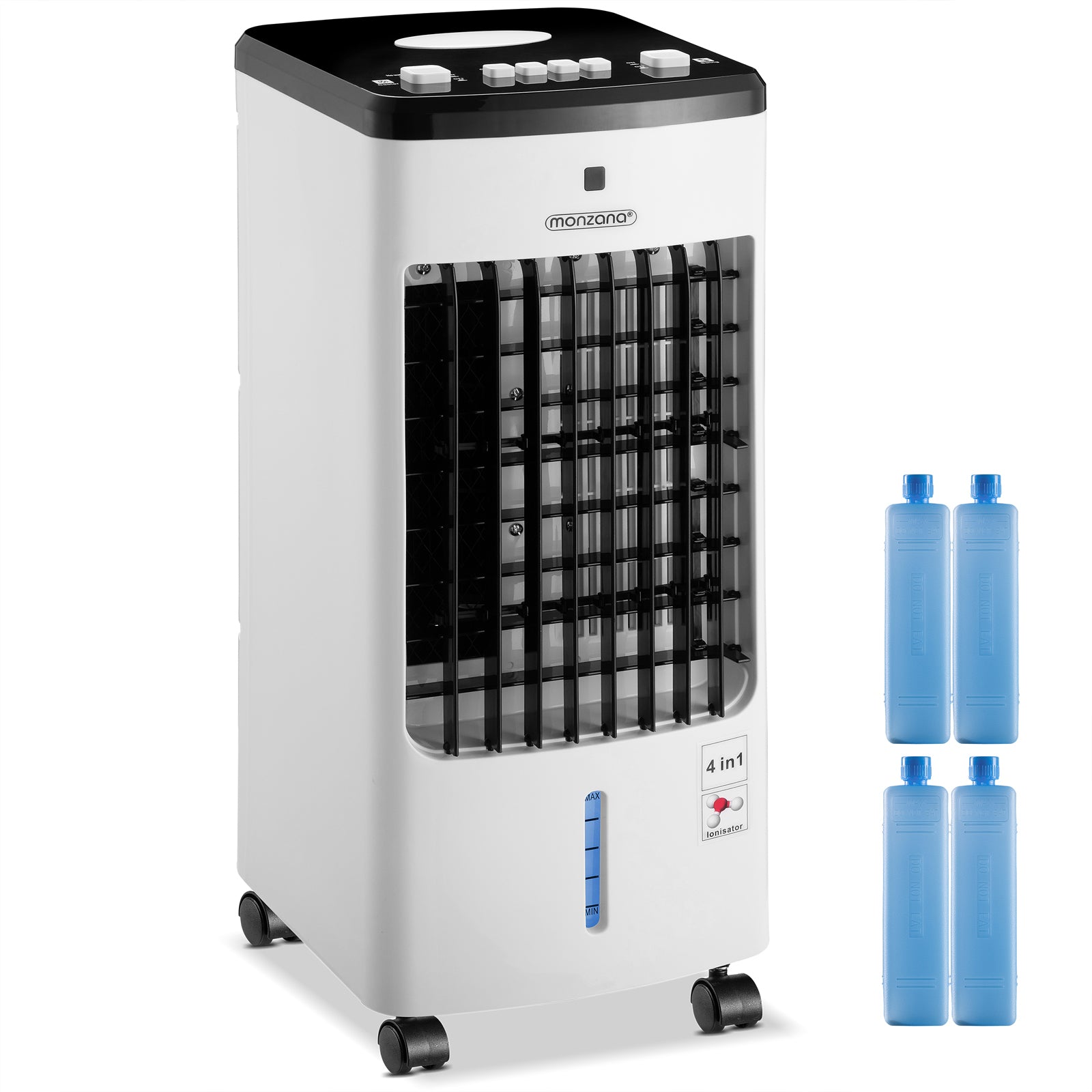 Mobilt Aircooler 4i1 Hvid Sort 3,5l Black Friday Deuba Tilbud