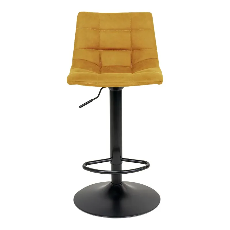 Barstol I Sennepsgul Med Sorte Ben   1001303 Black Friday Homeshop Tilbud