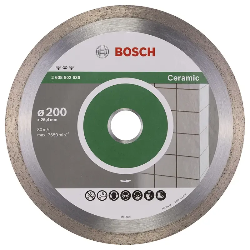 Diamantskive 200x25,4mm Best Ceramic   2608602636 Black Friday Bosch Tilbud