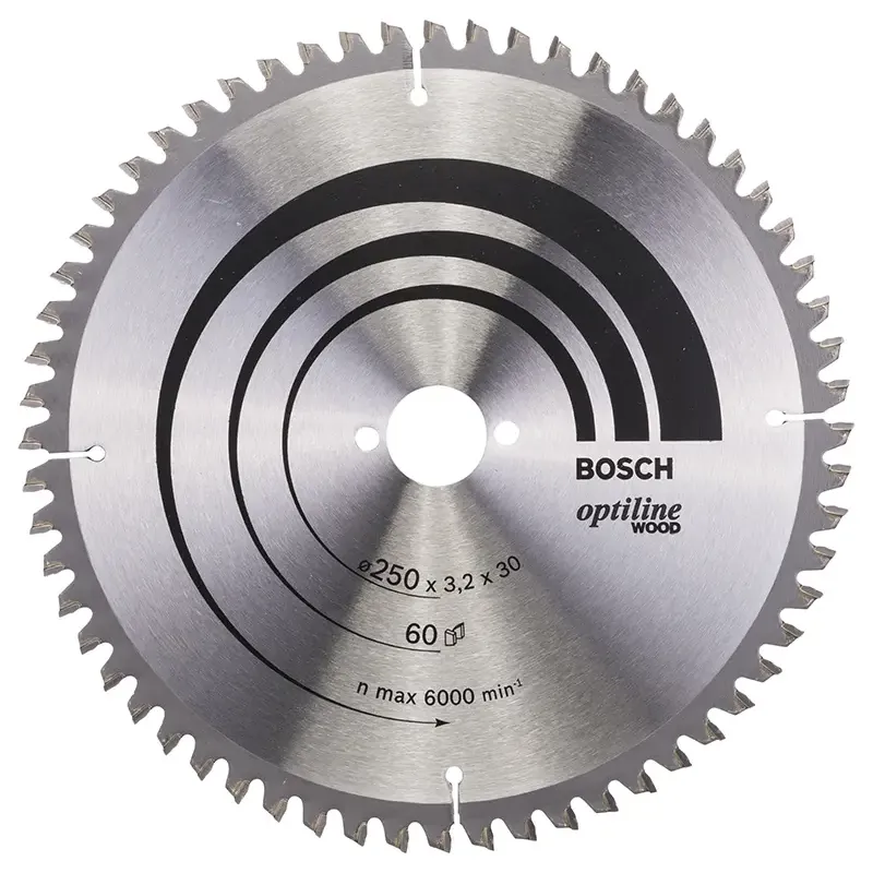 Kap & Geringsavkl 250x3,2x30mm 60 Tdr   2608640644 Black Friday Bosch Tilbud