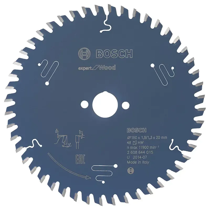 Rundsavsklinge 160x20x1.8mm 48t Exp Wood   2608644015 Black Friday Bosch Tilbud