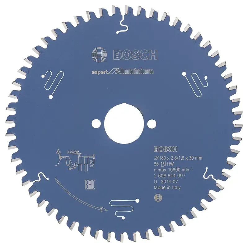 Rundsavsklinge 180x30x2.6mm 56t Exp Alu   2608644097 Black Friday Bosch Tilbud