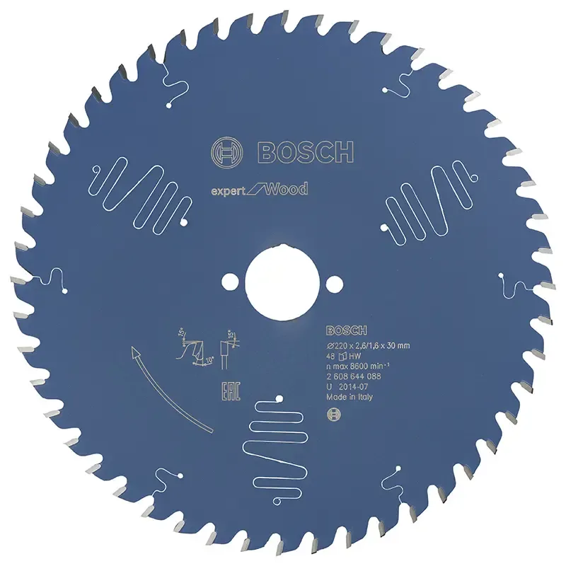 Rundsavsklinge 220x30x2.6mm 48t Exp Wood   2608644088 Black Friday Bosch Tilbud