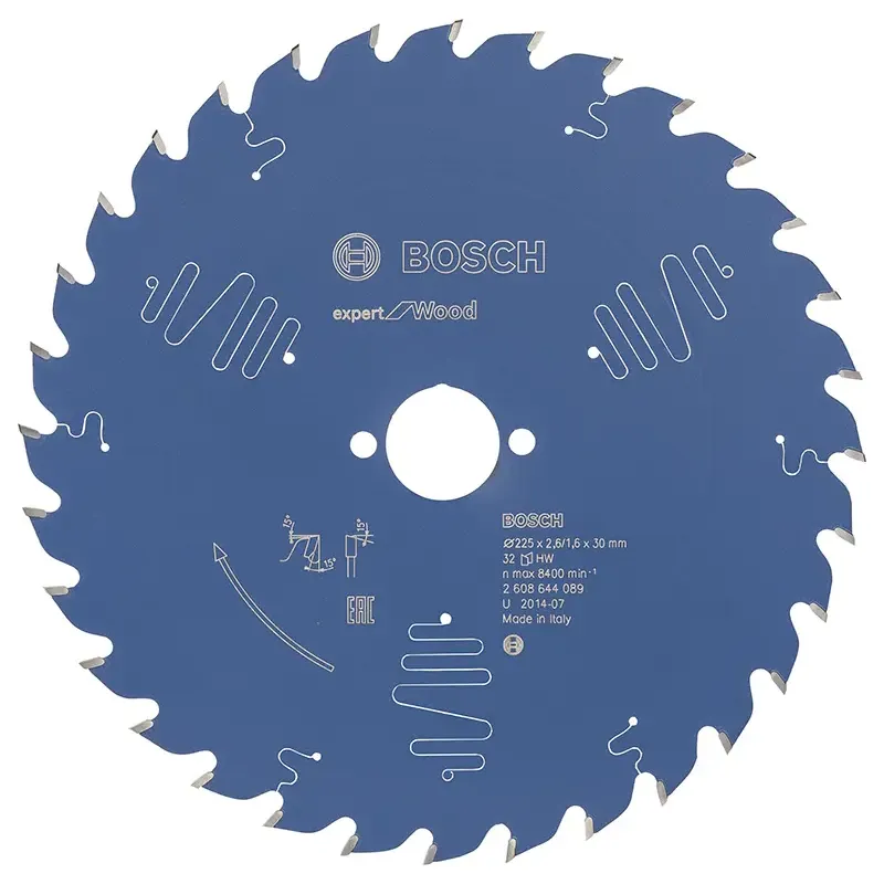 Rundsavsklinge 225x30x2.6mm 32 T Exp Wood   2608644089 Black Friday Bosch Tilbud