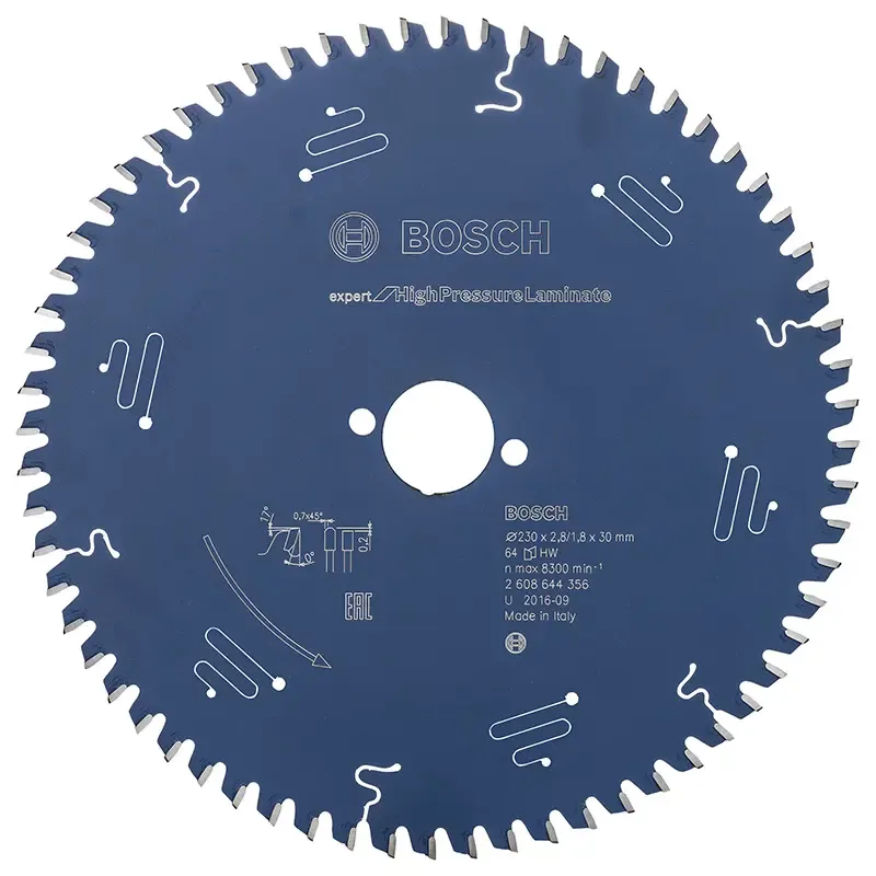 Rundsavsklinge 230x30x2,8mm 64t Exp Highpress   2608644356 Black Friday Bosch Tilbud