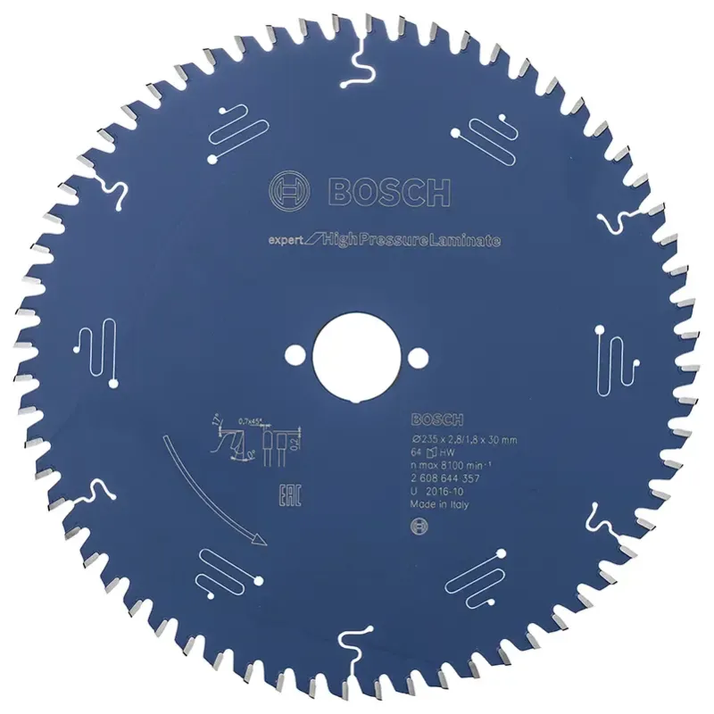 Rundsavsklinge 235x30x2,8mm 64t Exp Highpress   2608644357 Black Friday Bosch Tilbud