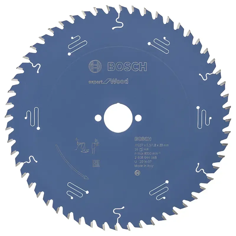 Rundsavsklinge 237x30x2.5mm 56t Exp Wood   2608644068 Black Friday Bosch Tilbud