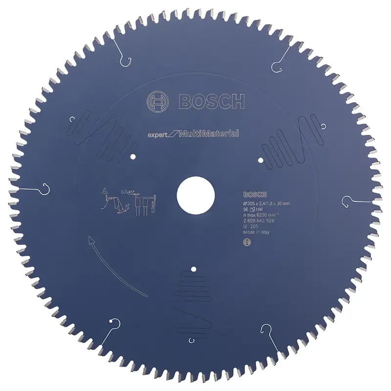 Rundsavsklinge 305x2,4x30mm 96t Exp Multi   2608642529 Black Friday Bosch Tilbud