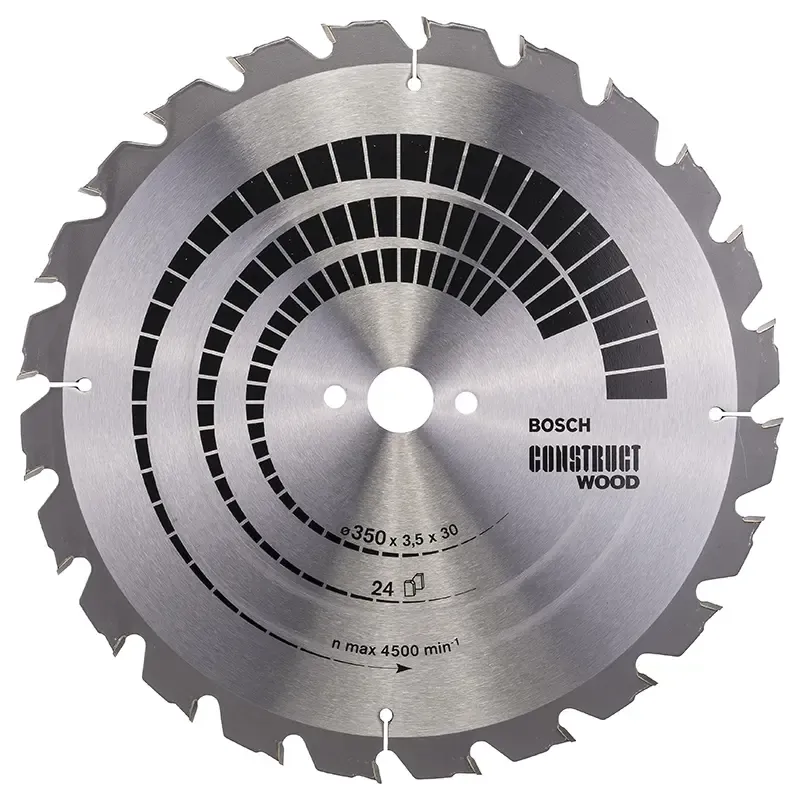 Rundsavsklinge Const.wood350x3,5x30mm 24t   2608640692 Black Friday Bosch Tilbud