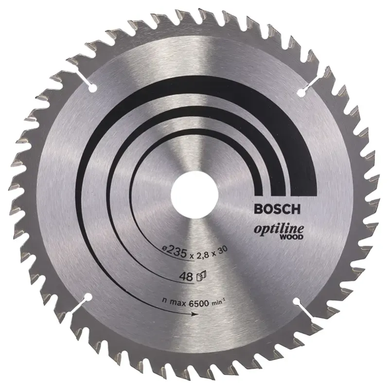 Rundsavsklinge.optiline 235x2,8x30 Mm 48 Tdr   2608640727 Black Friday Bosch Tilbud