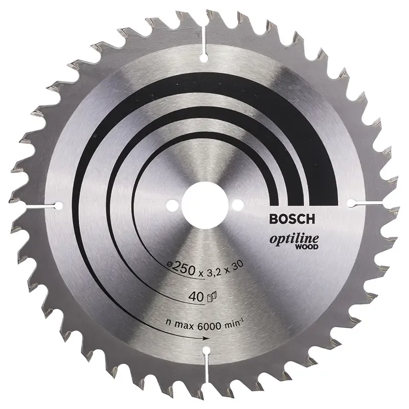 Rundsavsklinge.optiline 250x3,2x30 Mm 40 Tdr   2608640728 Black Friday Bosch Tilbud