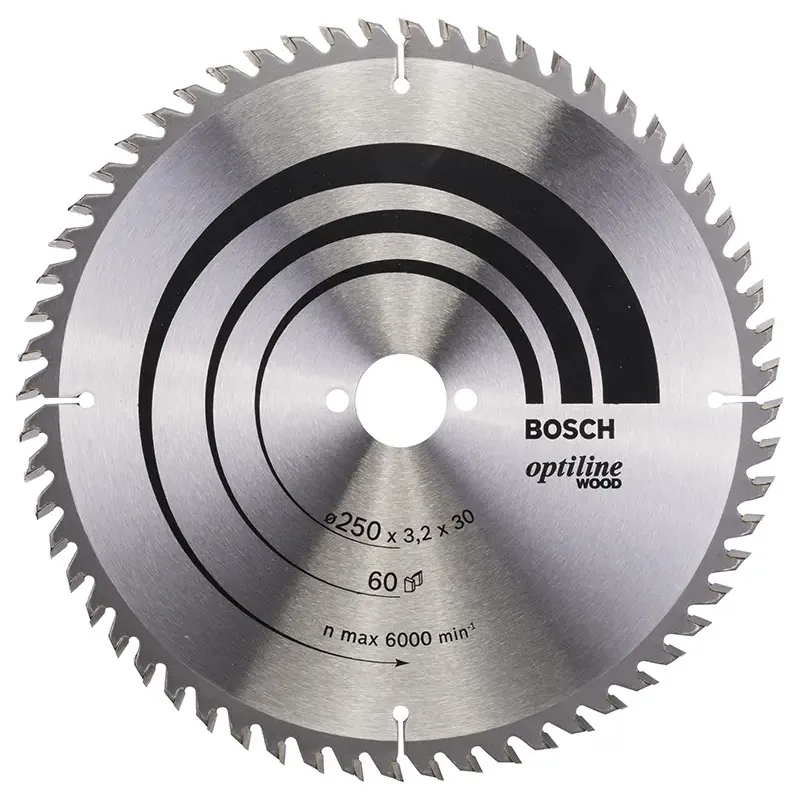 Rundsavsklinge.optiline 250x3,2x30 Mm 60 Tdr   2608640729 Black Friday Bosch Tilbud