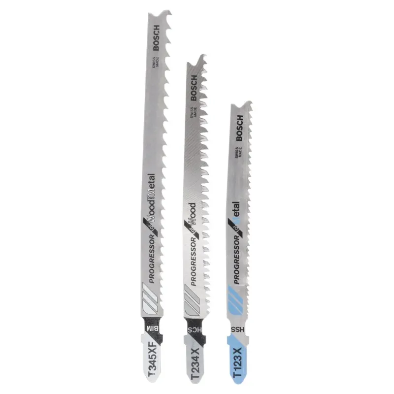 Stiksavklingeingesæt T Skaft 3stk Progressor   2607010515 Black Friday Bosch Tilbud