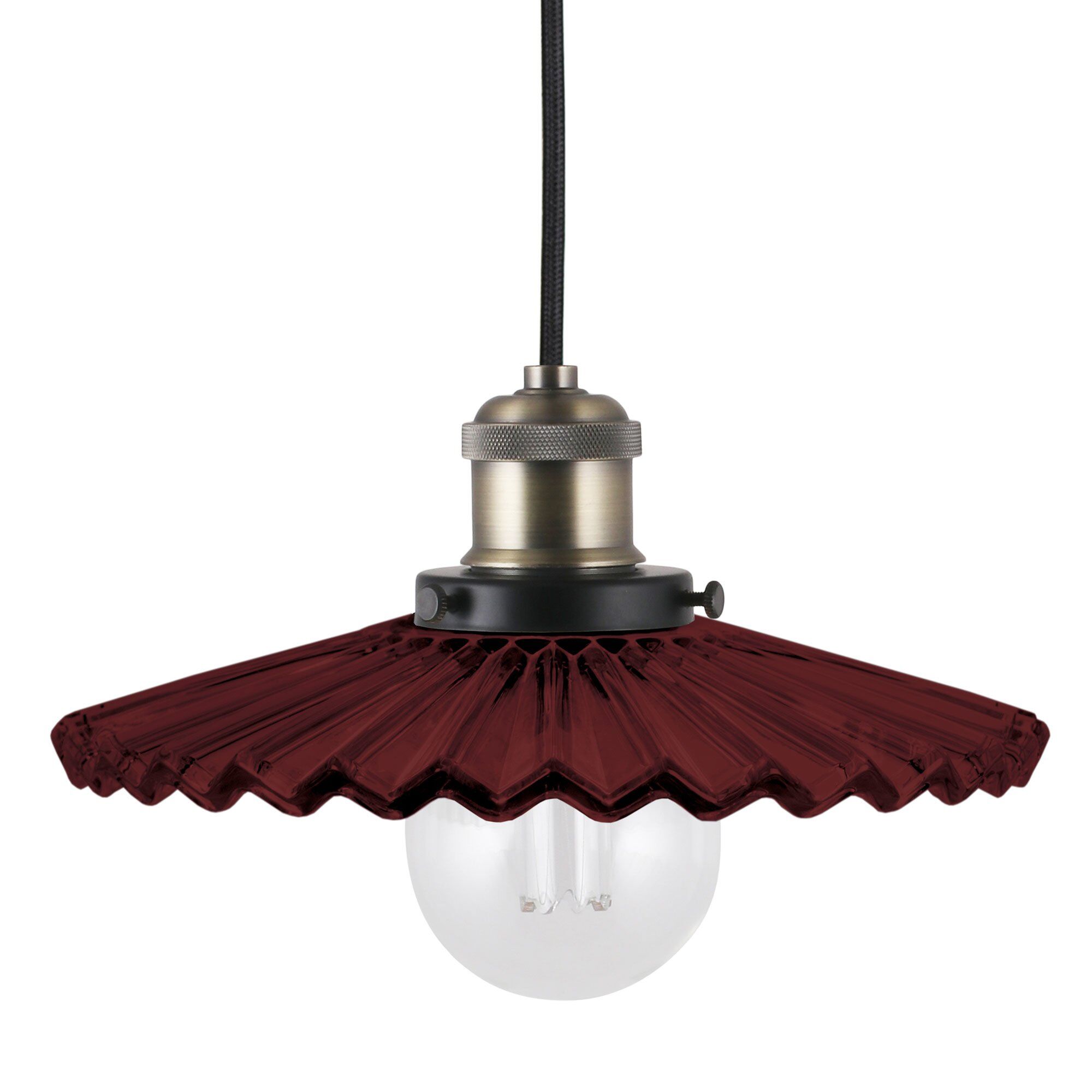 Pendel Cobbler 25, Burgundy Black Friday Globen Lighting Tilbud