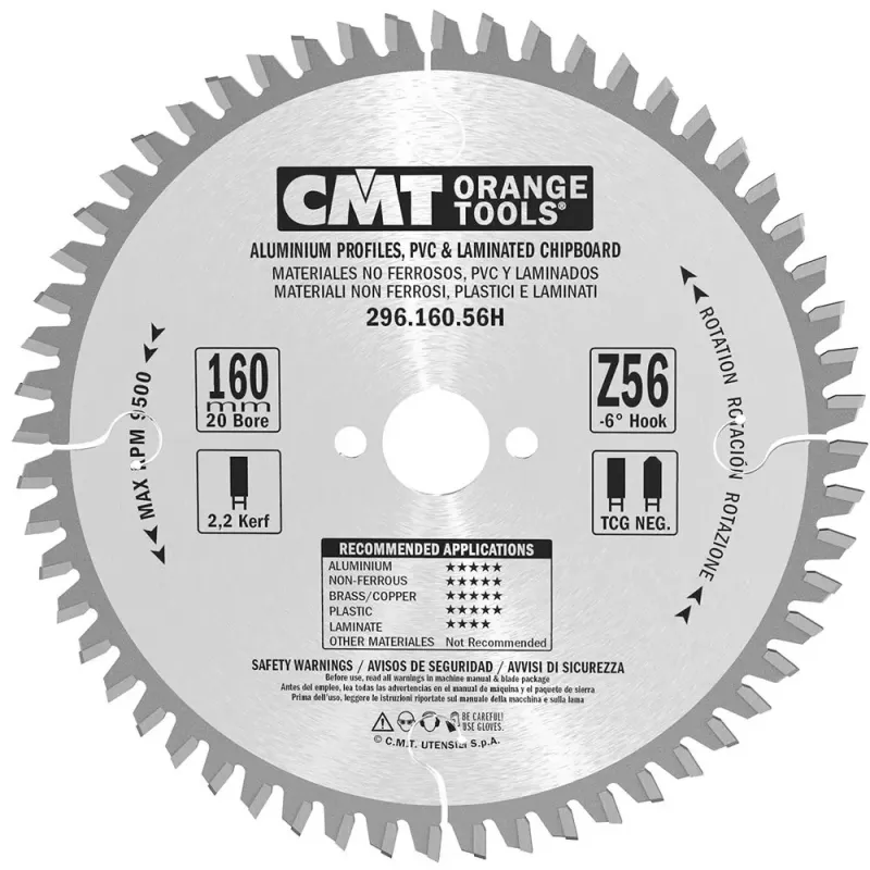 Klinge 160x2,2x20 Z56 Ne Neg   296.160.56h Black Friday Cmt Tilbud