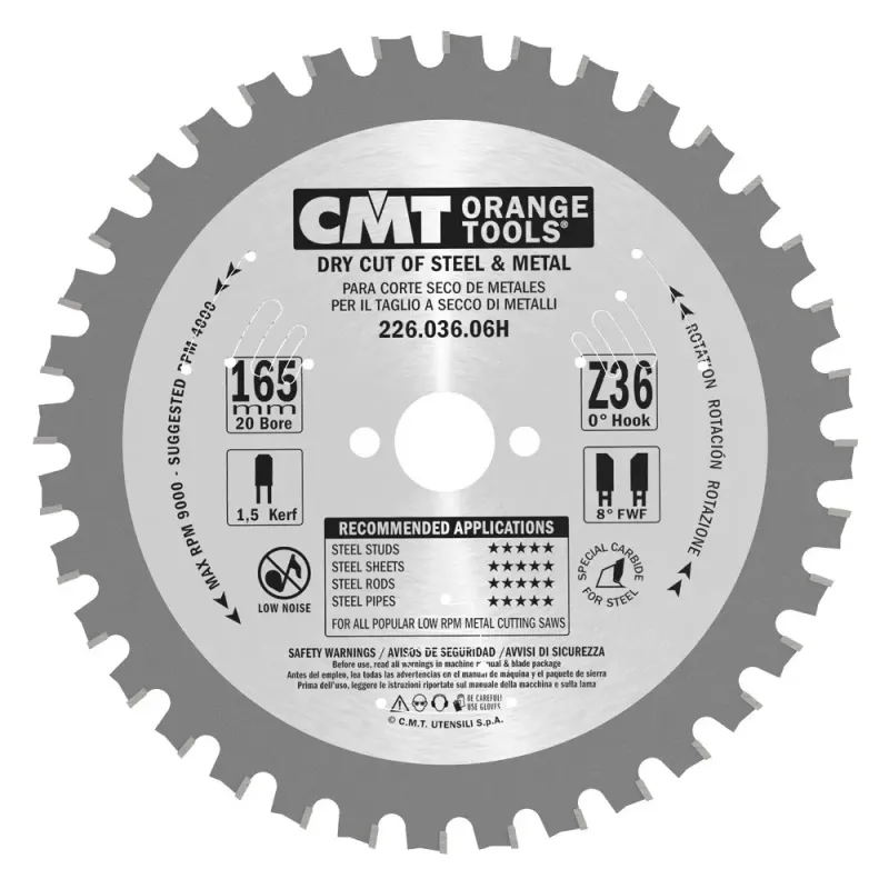 CMT Rundsavklinge 165x1,5x15.87 Z36 – Black Friday Tilbud