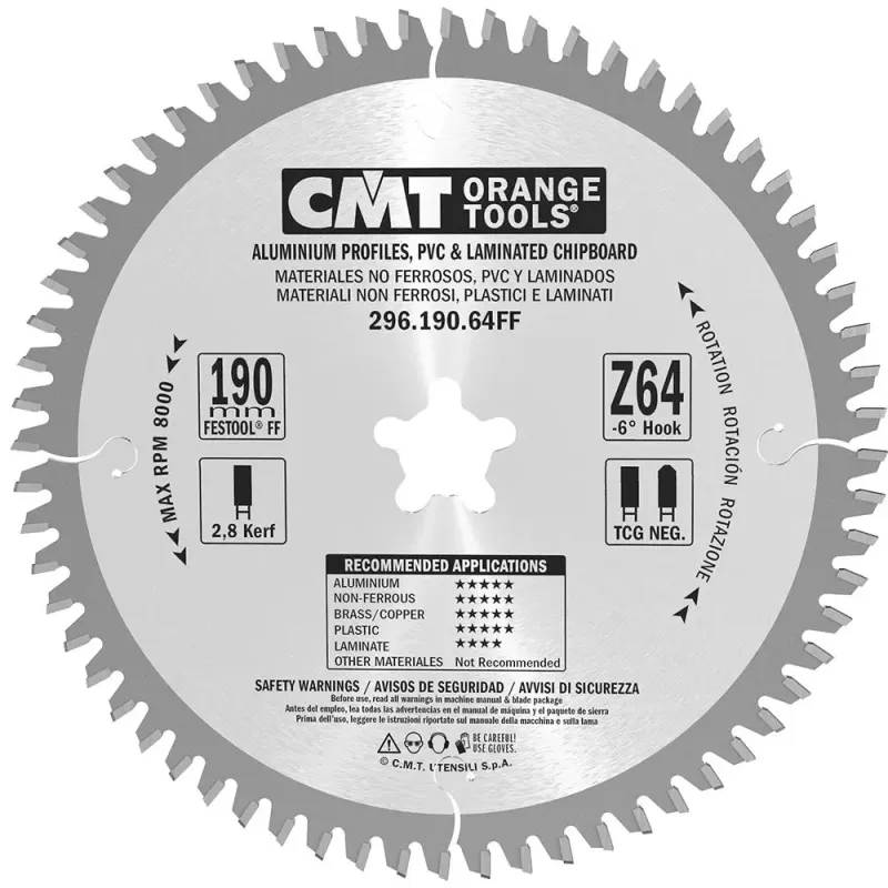 CMT Rundsavsklinge 190x2,8mm Z64 – Fantastisk Black Friday Tilbud!