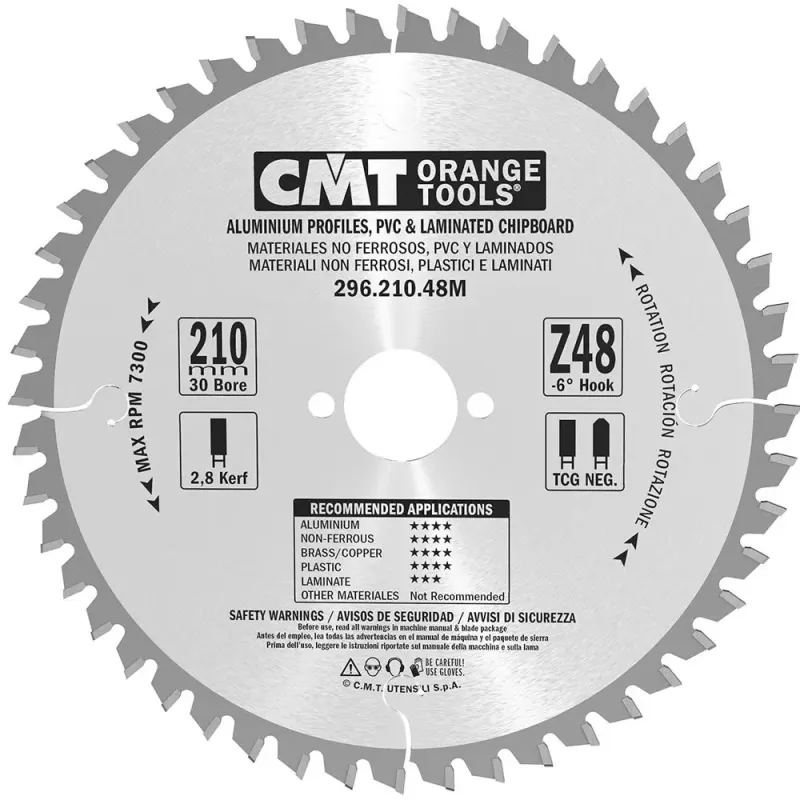CMT Rundsavsklinge 210x2,8x30 Z48 – Fantastisk tilbud!