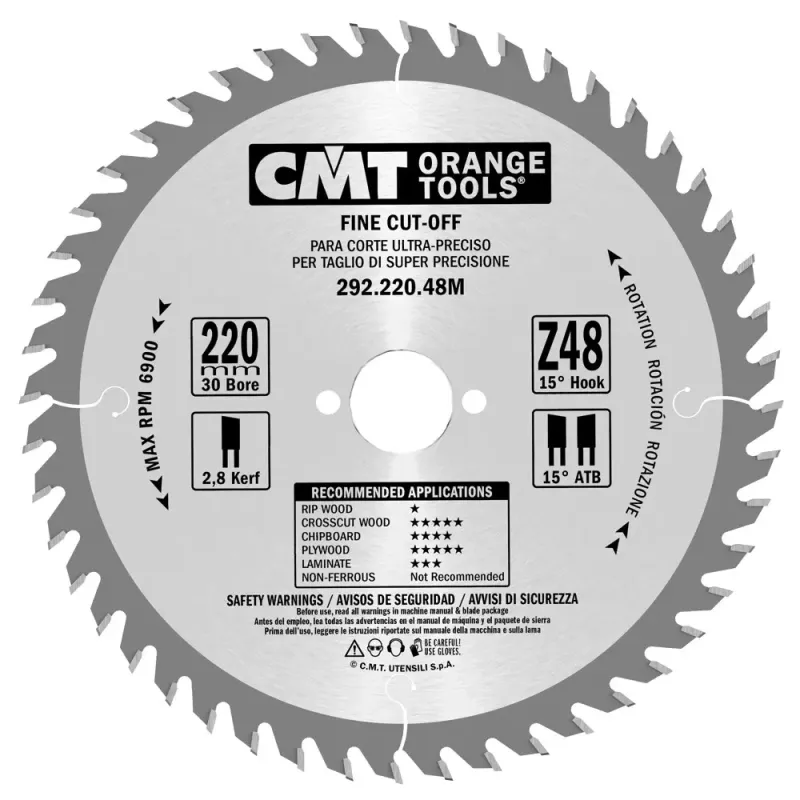 CMT Rundsavsklinge 225mm - Fantastisk Black Friday Tilbud!