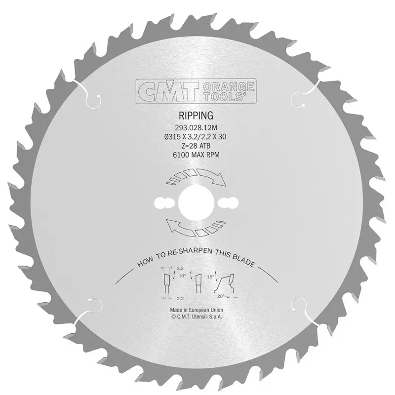 CMT Rundsavsklinge 315x3,2x30 Z28 – Uovertruffen Black Friday!