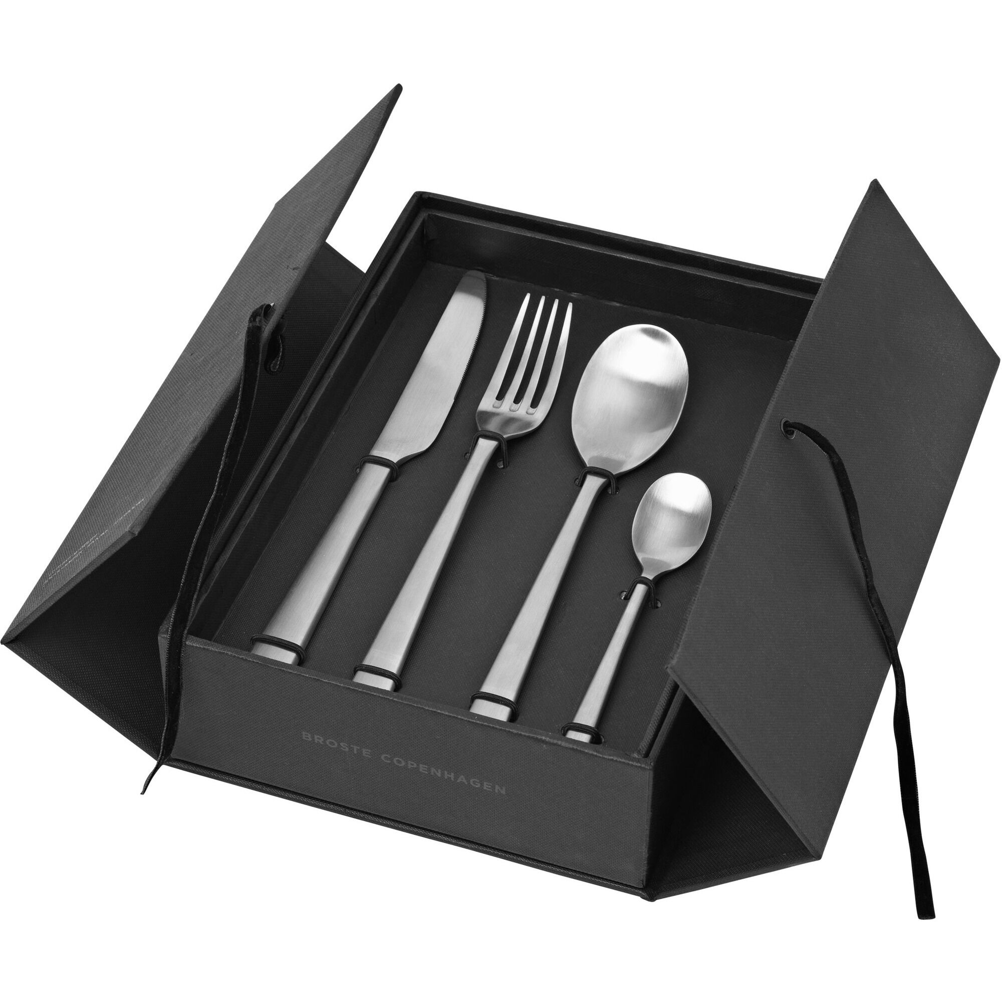 Hune Bestiksæt i Brushed Satin - Black Friday Tilbud
