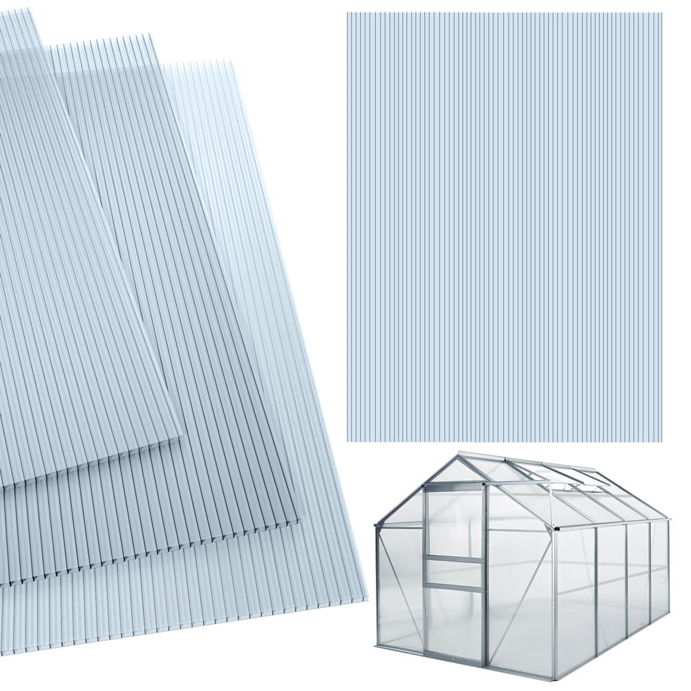 14 stk. Polycarbonat Plader til Drivhus – Black Friday Tilbud!